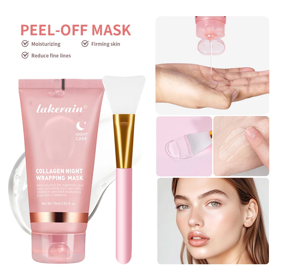 Collagen Wrapping Mask And Brush Set