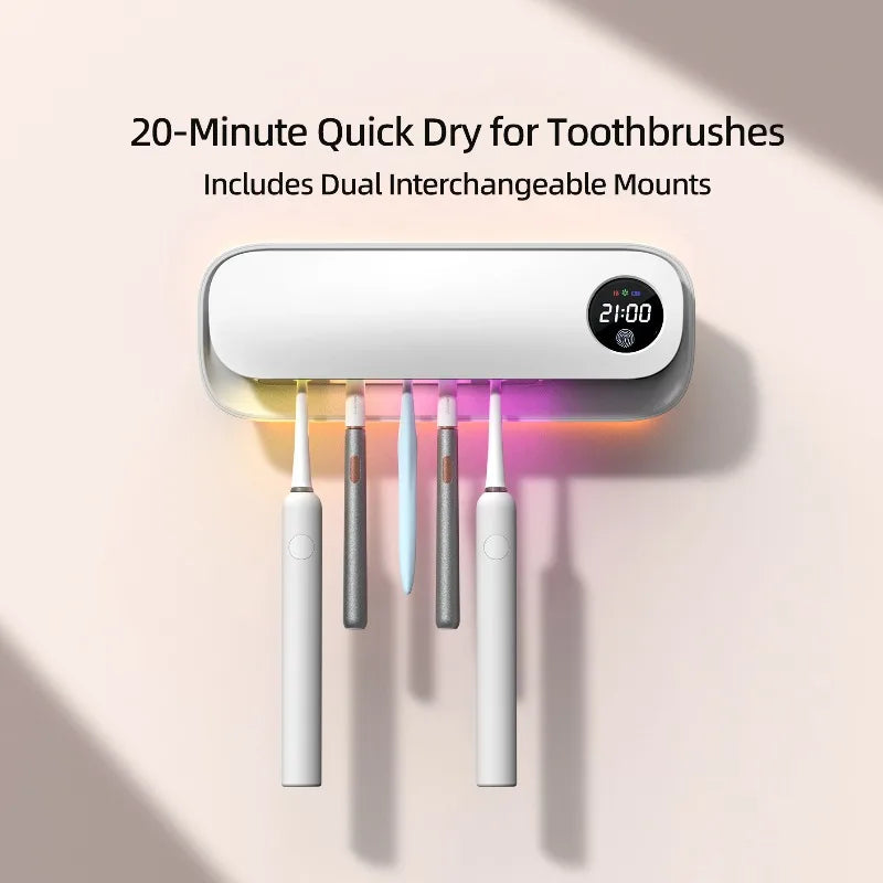 UV Toothbrush Sanitizer & Holder