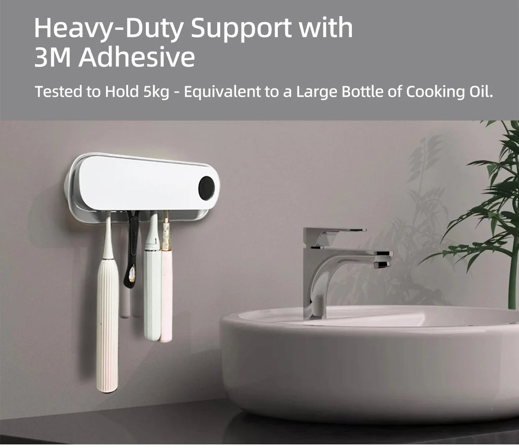 UV Toothbrush Sanitizer & Holder