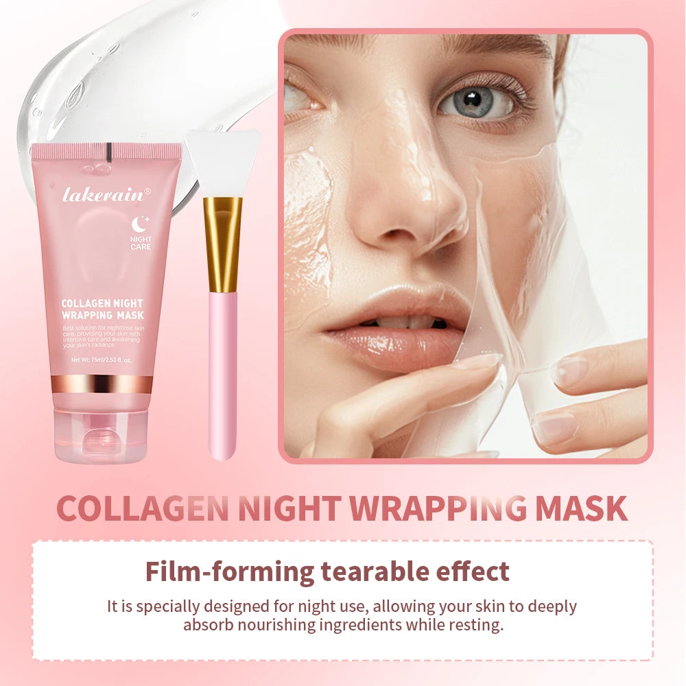Collagen Wrapping Mask And Brush Set