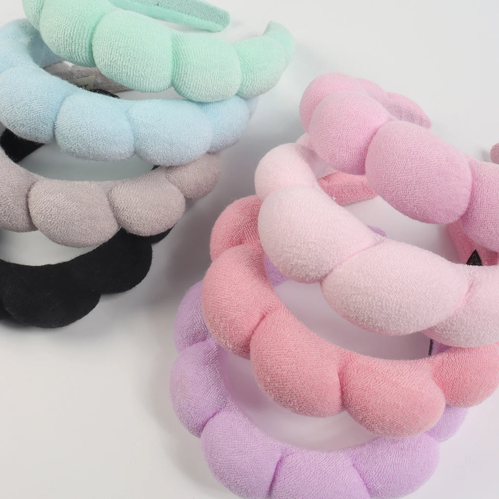 Spa Bubble Headband & Wristbands Set
