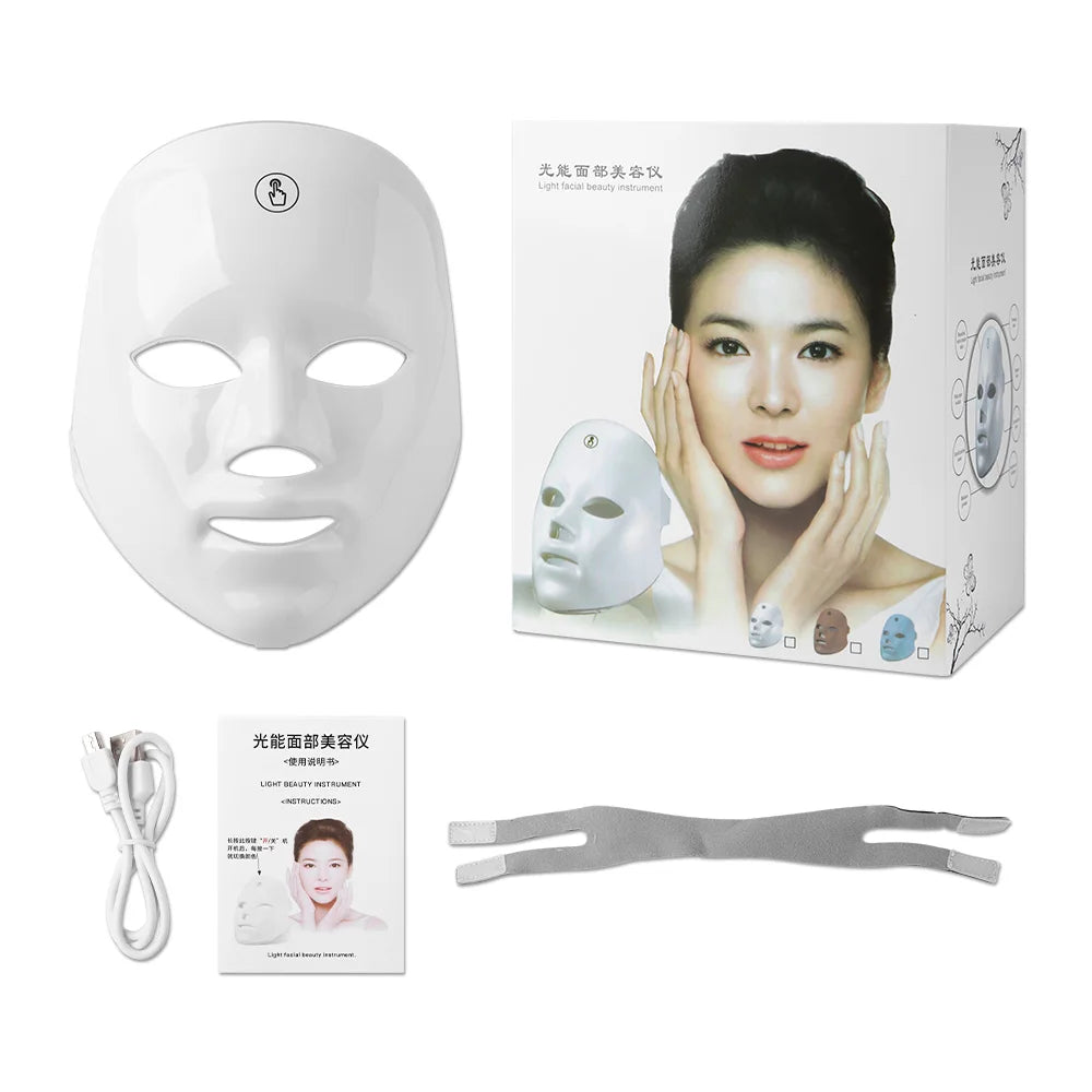 Rechargeable Facial LED Mask
