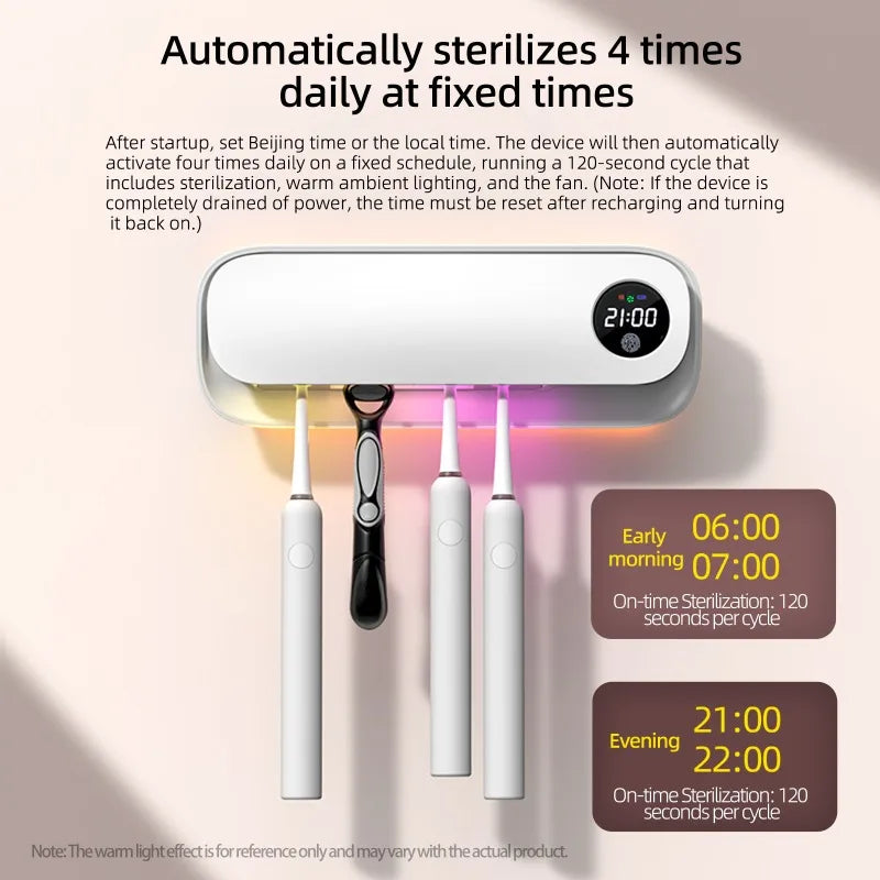 UV Toothbrush Sanitizer & Holder