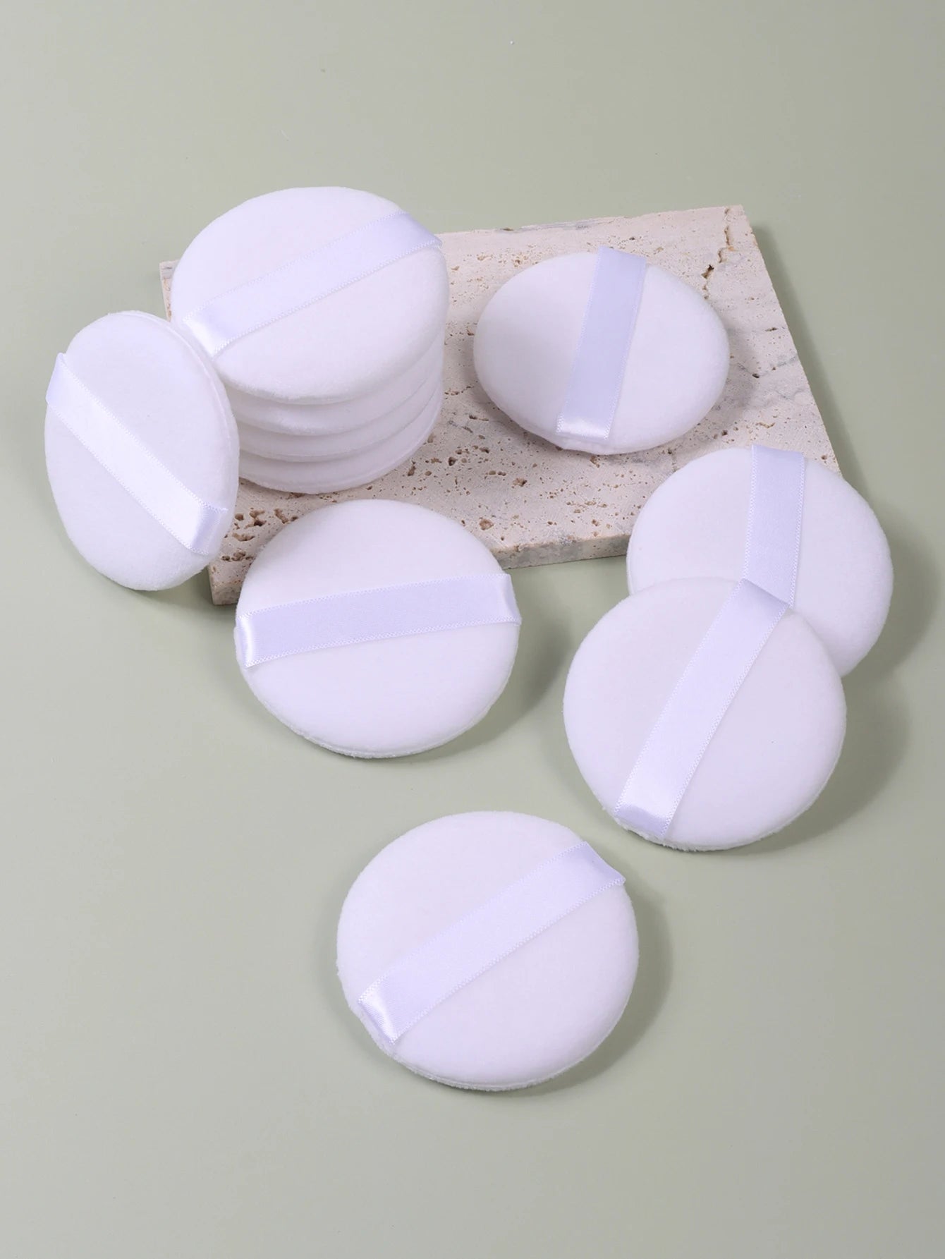 Round Powder Puff Set
