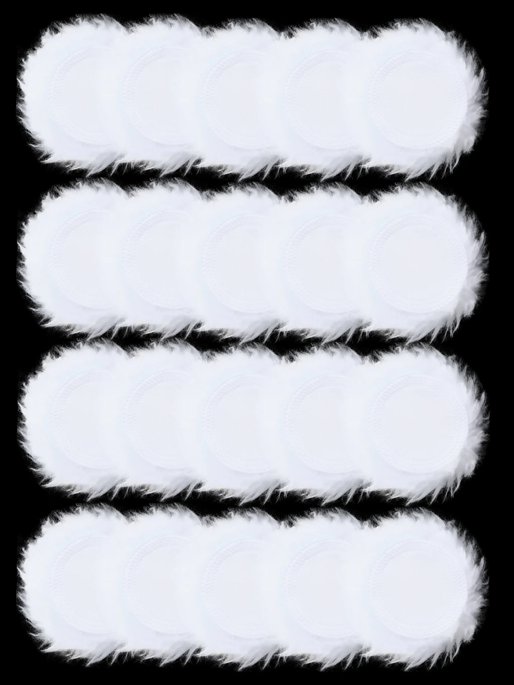Round Powder Puff Set