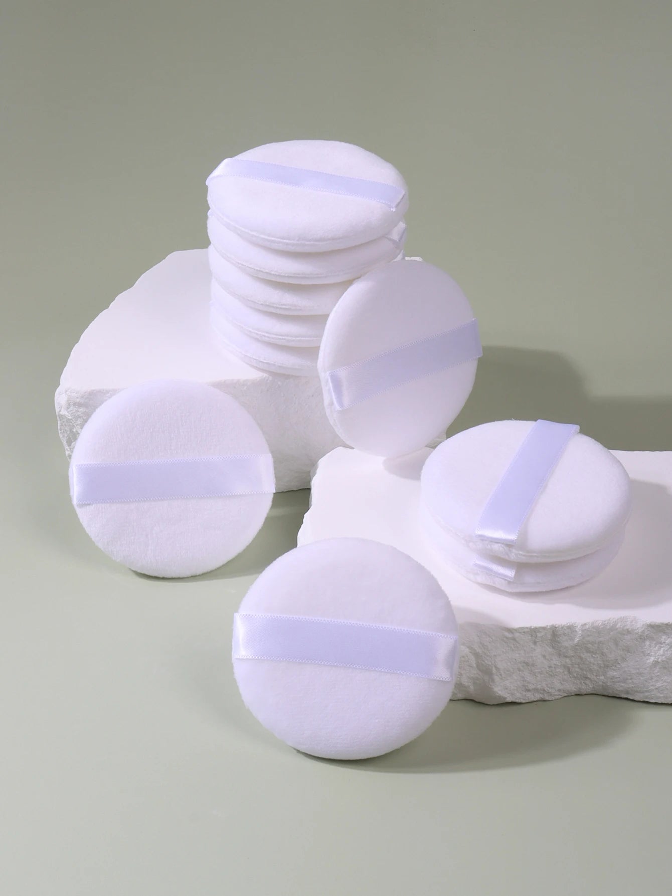 Round Powder Puff Set