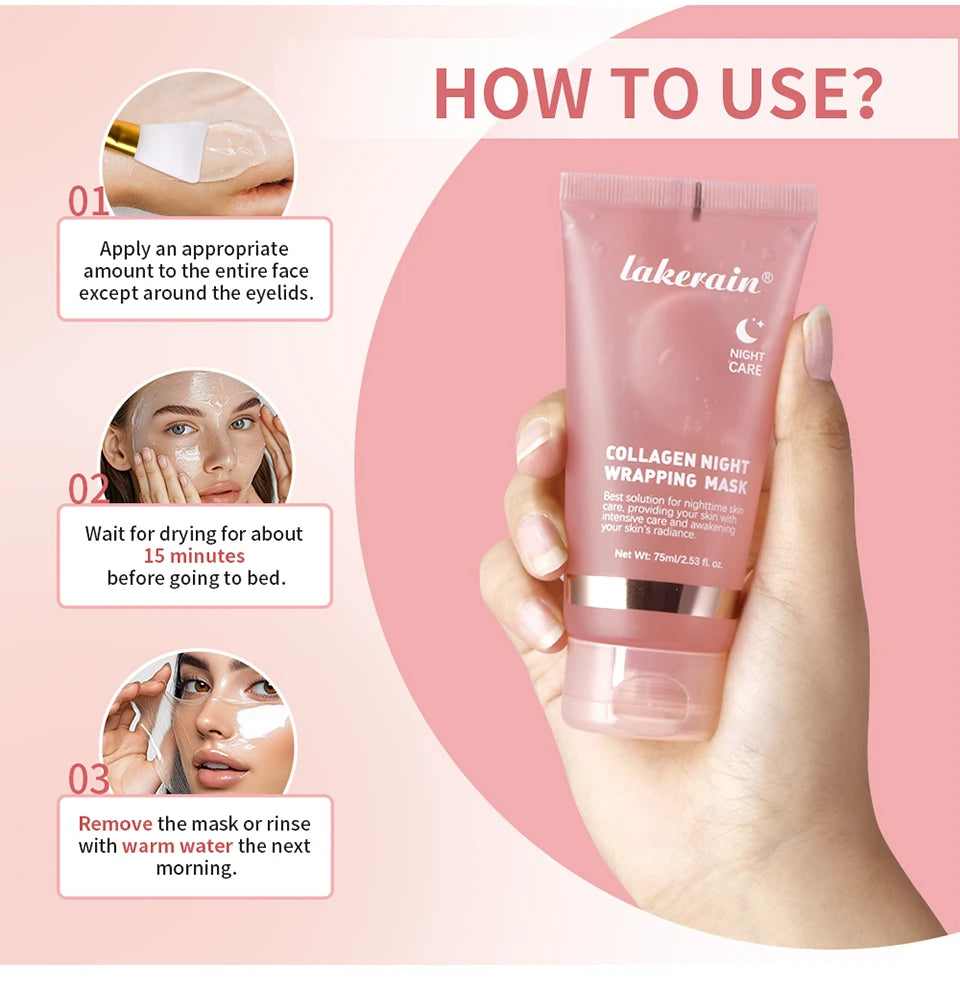 Collagen Wrapping Mask And Brush Set