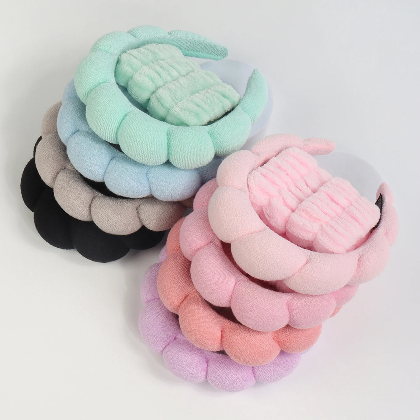 Spa Bubble Headband & Wristbands Set