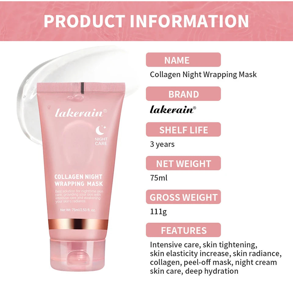 Collagen Wrapping Mask And Brush Set
